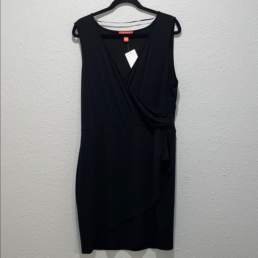 Joe Fresh Black Faux Wrap Dress